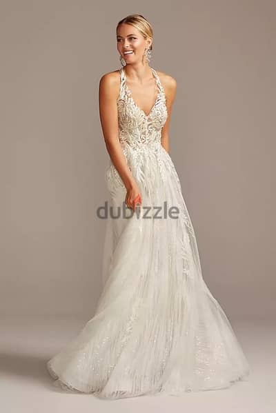 Davids Bridal Wedding Dress فستان فرح