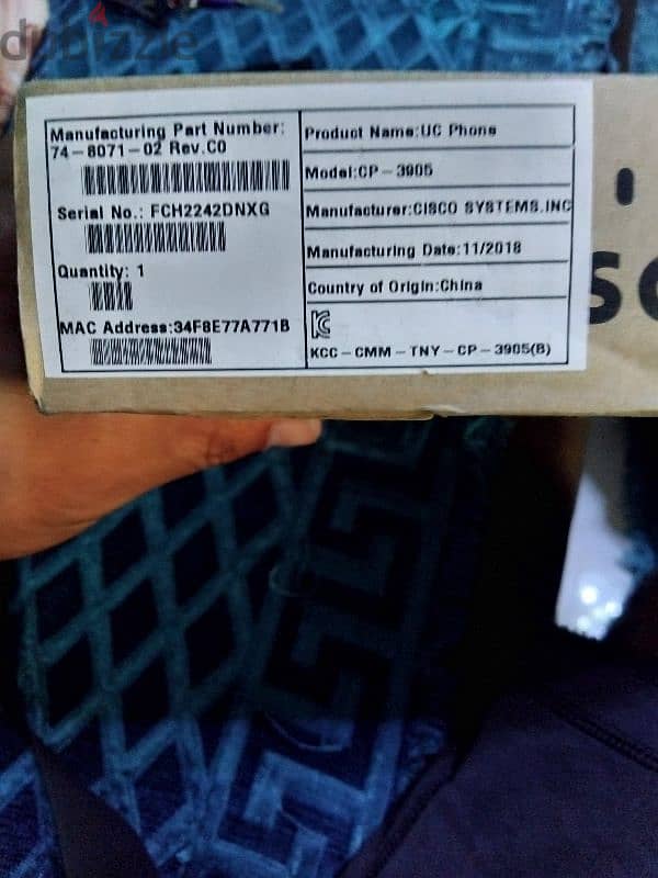 تليفون cisco 1