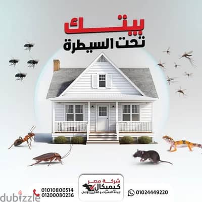 تخلص من جميع الحشرات والفئران والابراص بدون مغادرة المكان نتيجة فورية