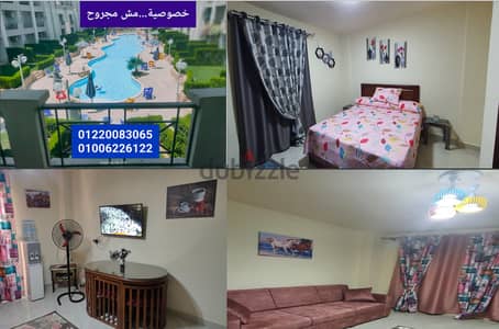 من المالك لعشاق الخصوصية إيجار شاليه 3 غرف 2 حمام فيو ممز على البيسين