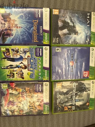 Xbox 360 games bundle ( 6 games )  with Disney infinity base