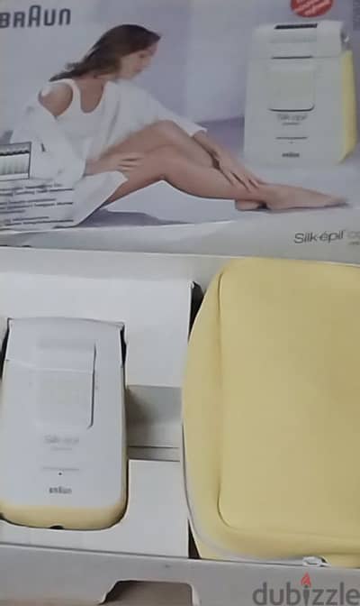 ماكينة إزالة الشعر براون بالعلبة والجراب MADE IN FRANCE