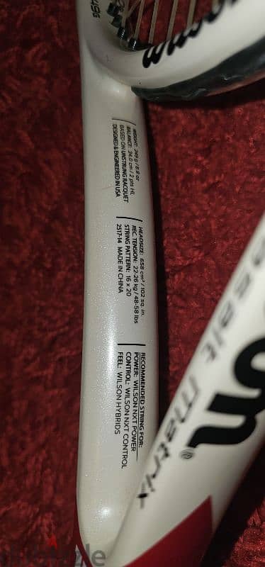 Wilson Six. One 102 UL + Racket Cover 1