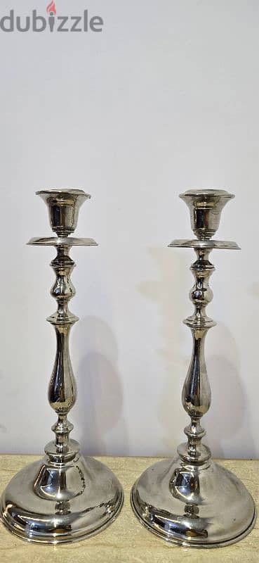 طقم شمعدان برونز