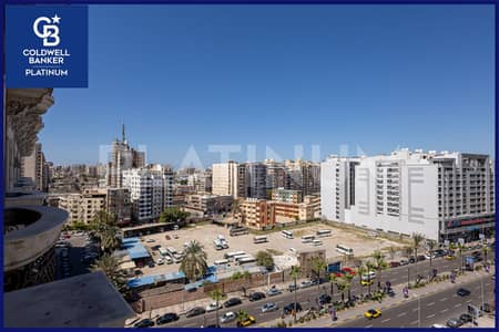 شقة للبيع 185 م سموحة (شارع فوزي معاذ) عمارة براند