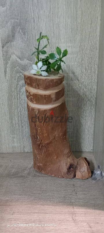فازة خشب شجر