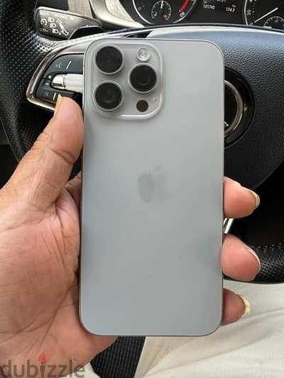 iPhone 15 pro max 256 GB battery 90% علبه كامله ومعفي ضريبه لون ابيض