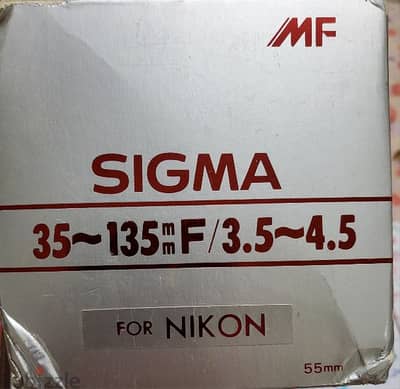 sigma macro lens for Nlkon 35-135 F/3.5-4.5