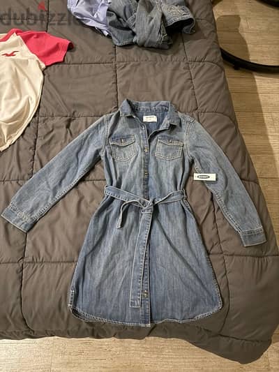 jeans dress for girls, size 10