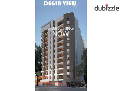 Own your apartment with a down payment of 20% and installments over 6 years next to Wadi Degla Club