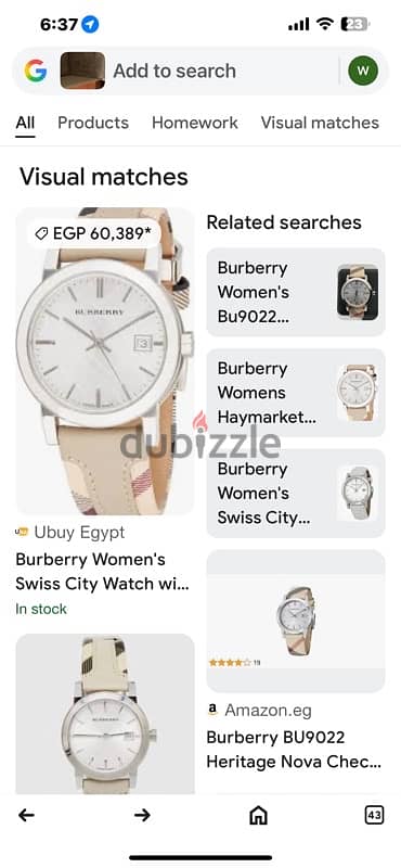 burberry watch