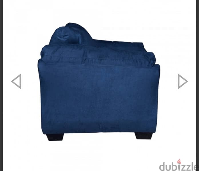 Navy blue sofa set 3