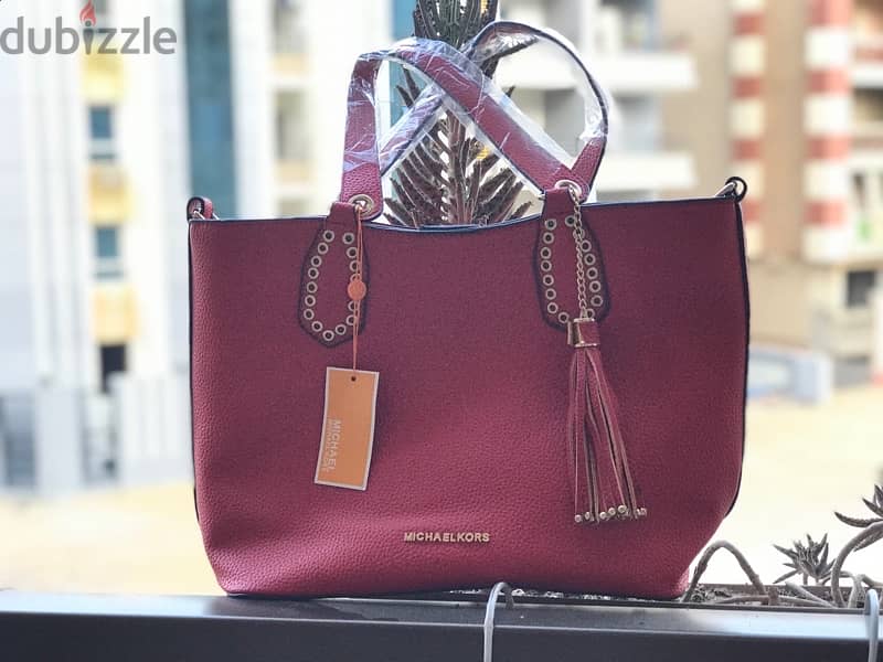 Red  Micheal Kors bag 1