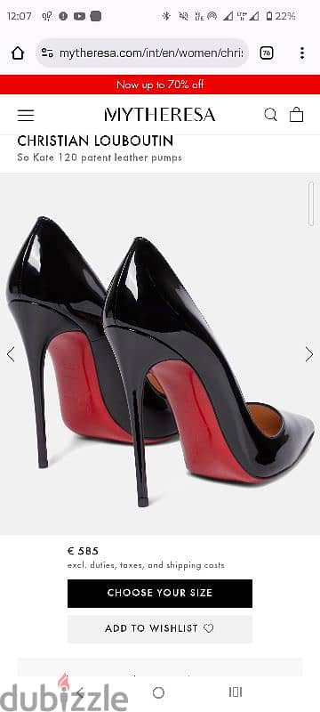 Christian Louboutin Heels Italy. . . New . . . . Original
