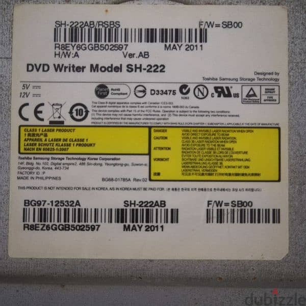 CD writer Samsung 1