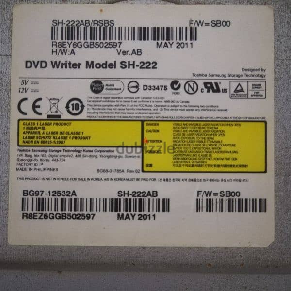 CD writer Samsung 1