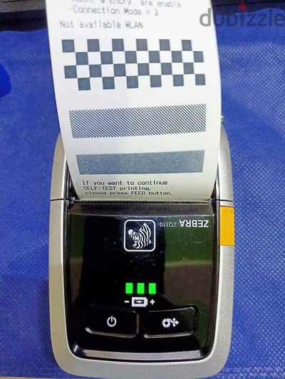 طابعة ريسيت بلوتوث محموله ZEBRA اوريجنال  للمناديب والمحلات التجاريه