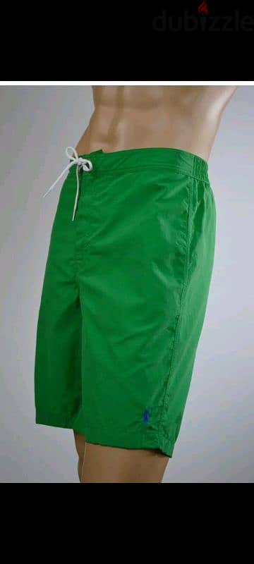 Ralph lauren polo green swimwear shorts size L from France