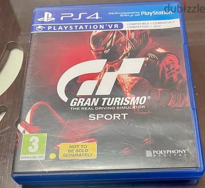 أسطوانة لعبة  Gran Turismo sport