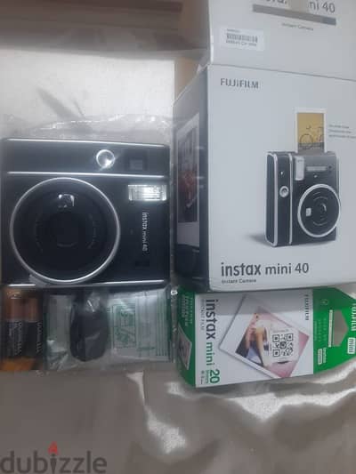 كاميرا FUJIFILM instax mini 40 –  جديدة – فرصة ممتازة