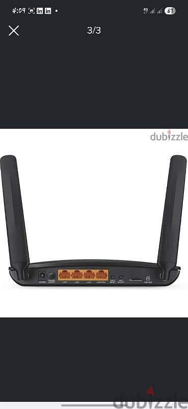 TP-Link Archer MR200 AC750 Wireless Dual Band 4G LTE Router – Like New