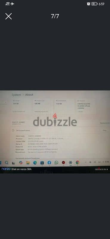 fujitsu t726 core i7 6th 1