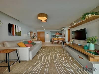 Only 250k down payment and immediate delivery an 80m apartment with two rooms special view in the Degla Palms Compound for sale in October with the ch