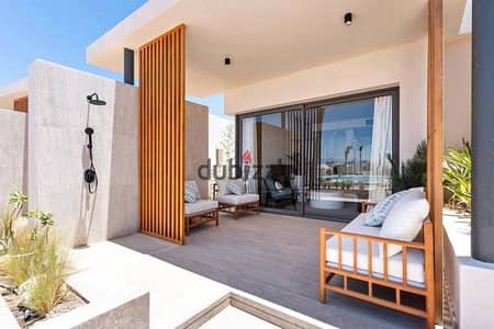 شاليه 3 غرف متشطب فيو البحر للبيع في مرسي باغوش