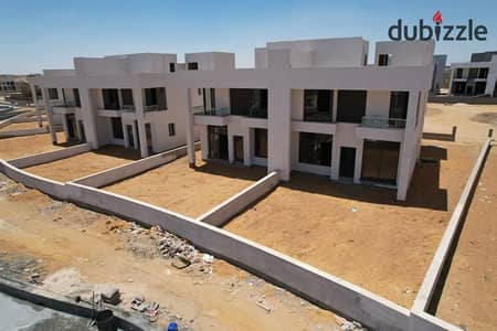 Townhouse for sale in October in a compound, installments for 10 years, minimum down payment