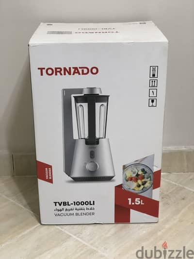 TORNADO Vacuum Blender 1.5L 1000W – TVBL-1000LI