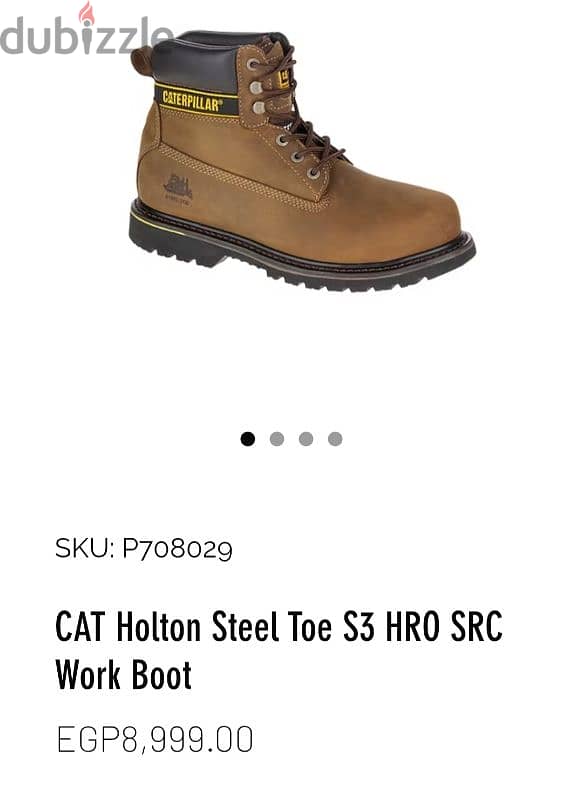 CAT Holton Steel Toe S3 HRO SRC Work Boot 2