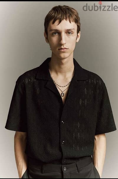 H&M RESORT SHIRT قميص إتش آند إم جديد بالتيكيت