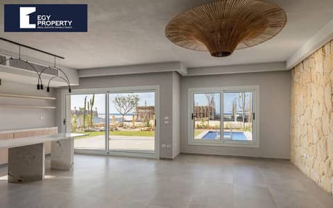 With a Prime View a Fully Furnished Chalet for Sale in Sodic June Ras el Hekma - North Coast