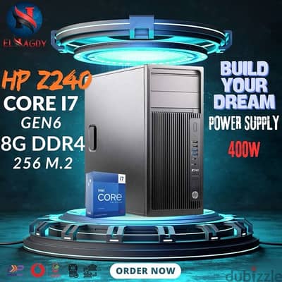 HP Z240 TOWER جهاز كمبيوتر اتش بى