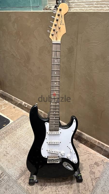 Deviser Electric Guitar – perfect Condition – Black Strat Style 2