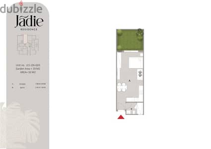 Studio with Private Garden