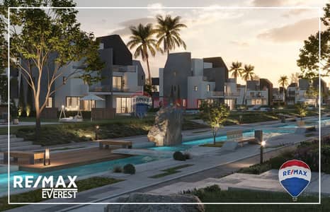 للبيع | تاون هاوس كورنر مميز في Rivers – تطوير مصر | الشيخ زايد الجديدة