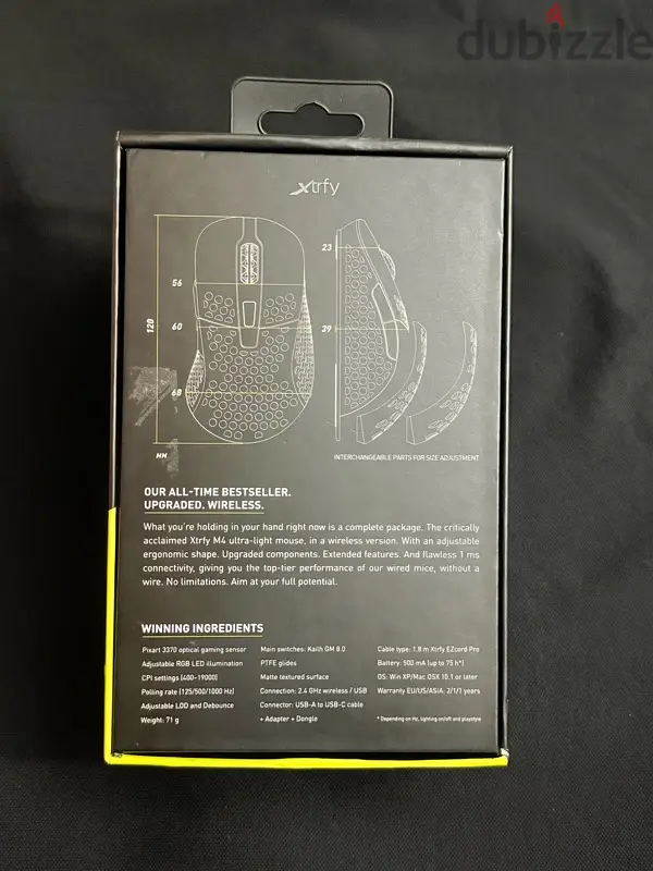 Xtrfy Wireless Mouse65614132803075122