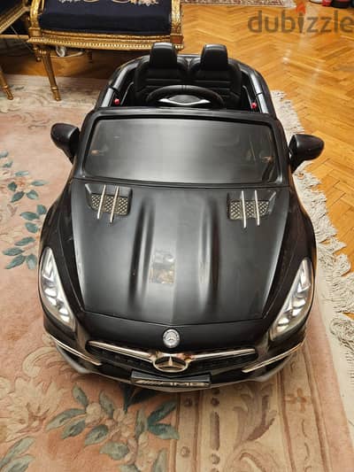Mercedes Bingo Electric Car For Kids, Black with remote control