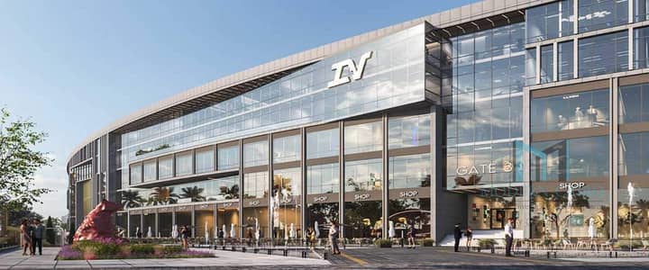 Own your shop now in the heart of Fifth Settlement — 43 sqm in IV Business Park, directly on Baghdad Square, prime location near 90 Street & high foot