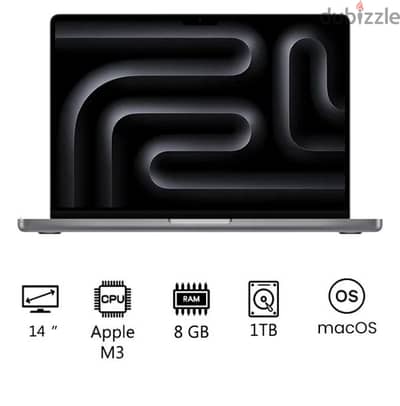 Macbook pro m3 1Tb 14.2 inch New sealed