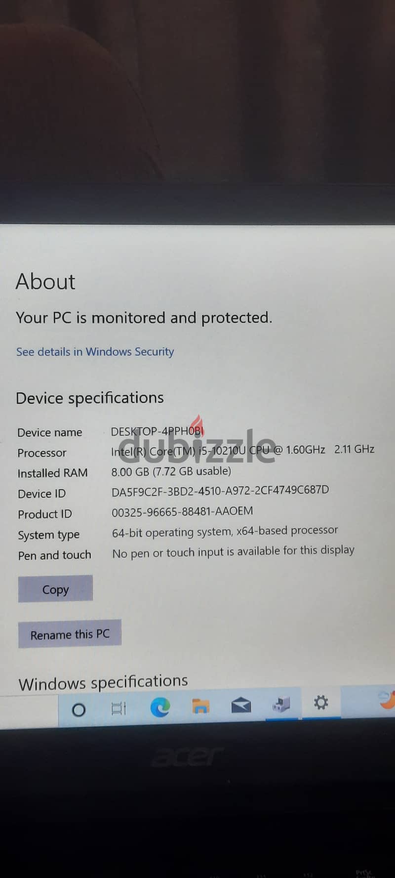acer Aspire A315-55 11