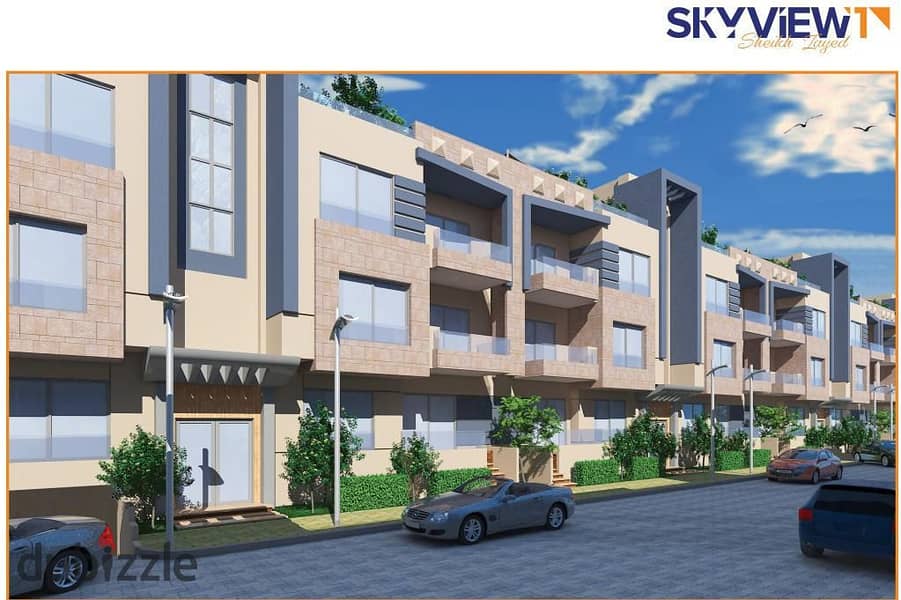 147 sqm apartment early delivery in the heart of Sheikh Zayed in front ...