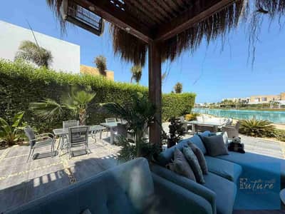 للبيع فيلا في سيشل سيدي عبدالرحمن 5غرف مفروش اول صف بحيره تالت صف بحر Sea Shell North Coast