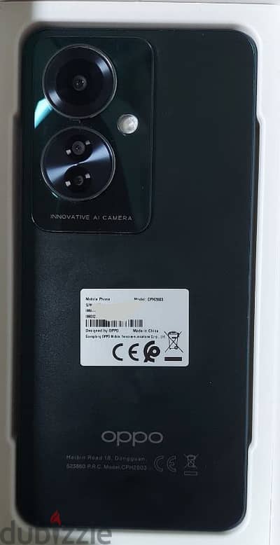 Oppo Reno11 F, 256GB, 8GB RAM, 5G, Dual SIM - Palm Green
