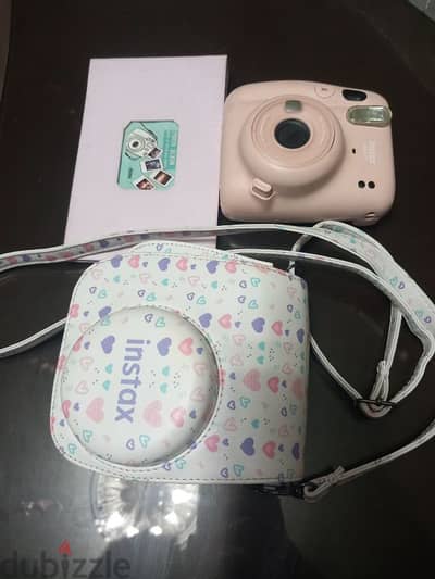 instax mini 11 with bag and photobook
