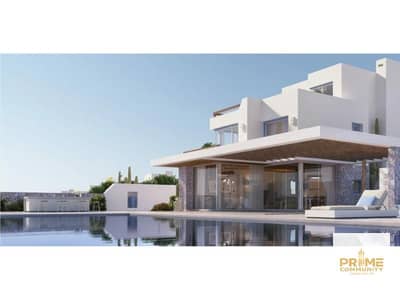 duplex (beach house ) fully finished  direct lagoon with installment beside soul emmar mountain view lvls north coast