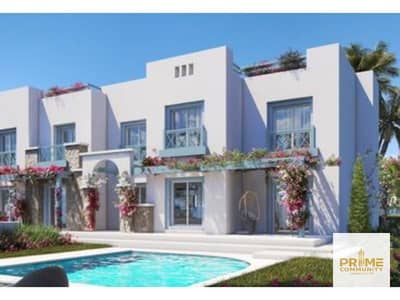 townhouse direct lagoon fully finished  with instllment for sale mountain view lvls north coast