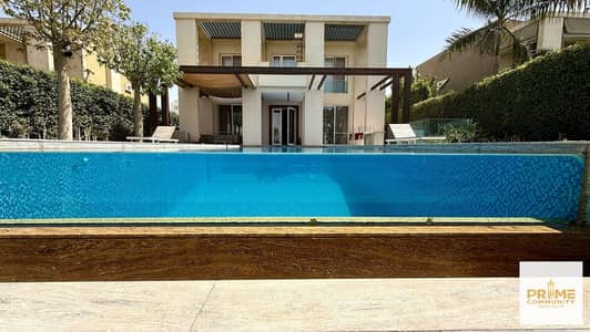 فيلا بتشطيب فاخر وفرش راقي وحمام سباحة خاص بموقع مميز بأليجريا للبيع سوديك ويست Villa for sale in Allegria Sodic Zayed city