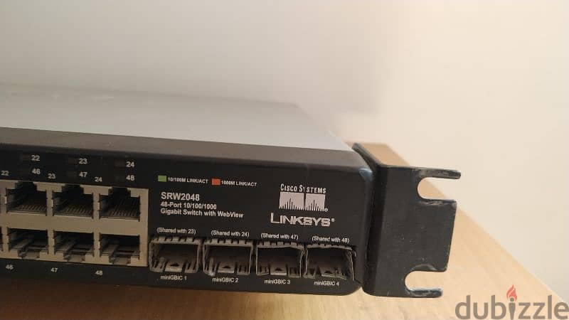 switch Linksys 48port giga 1